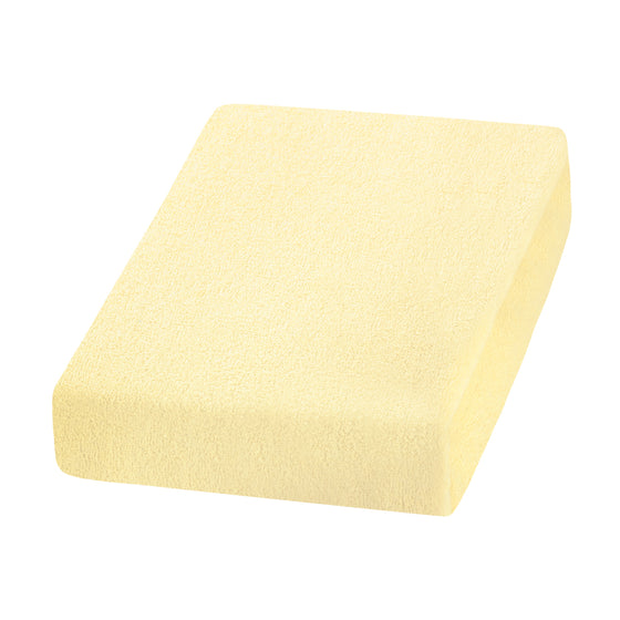 Treatment Chair Cover Terry 190 x 60 cm - Yellow