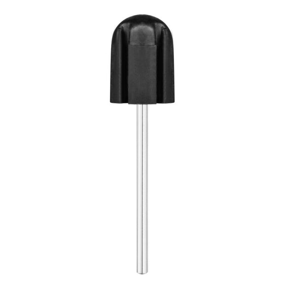 Sanding Cap Mandrel, 13 mm - Black and Silver