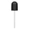 Sanding Cap Mandrel, 13 mm - Black and Silver