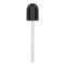 Sanding Cap Mandrel, Round 10 mm - Black & Silver