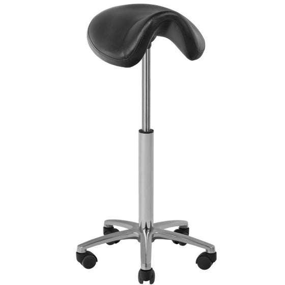 Saddle Stool 001B High - Black