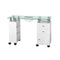 Manicure Table 013B with Dust Extraction - White