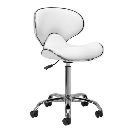 Salon Stool Gabbiano Q-4599 - White