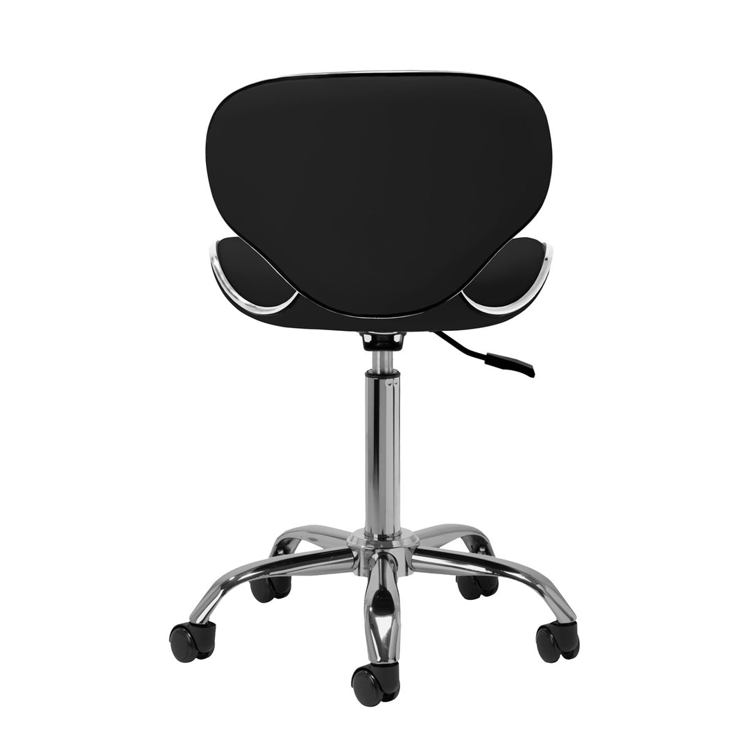 Salonstoel met Wielen Verstelbaar Gabbiano Q-4599 Zwart - afbeelding 4