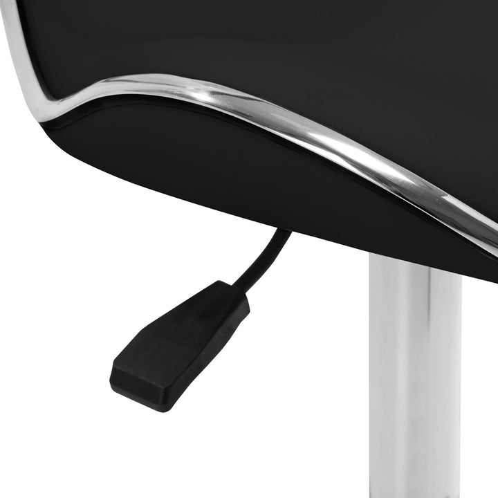 Salonstoel met Wielen Verstelbaar Gabbiano Q-4599 Zwart - afbeelding 6