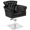 Hairdressing Chair Gabbiano Berlin - Black