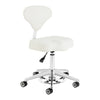 Salon Stool Azzurro 156F Bump-Up - White