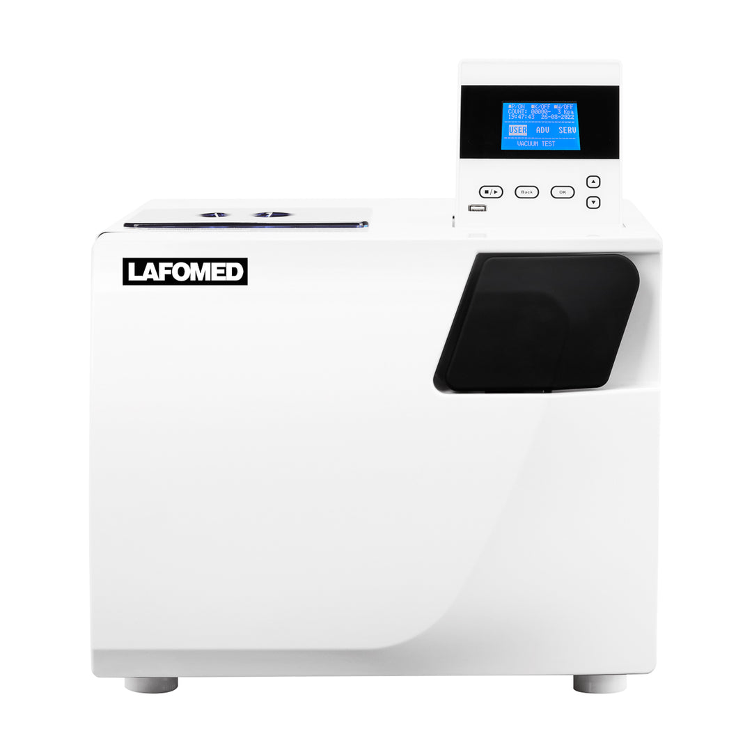 Autoclaaf Lafomed Compact Line LFSS23AC LCD met Printer 23 L Klasse B Medisch - afbeelding 3