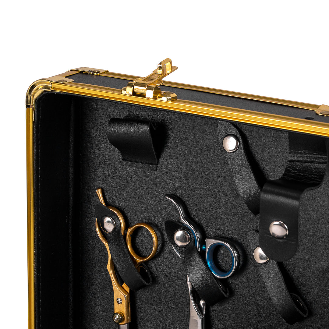 Kapperskoffer Barber Goud-Zwart - afbeelding 6