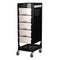Hairdressing Trolley Gabbiano FT65 - Black and White