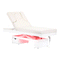 Heated Electric Massage Table Azzurro 815B - White