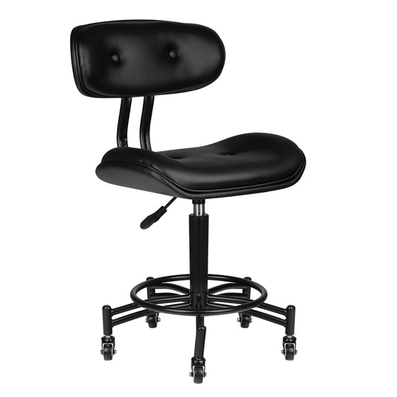 Saddle Stool Gabbiano Florence - Black