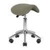 Salon Stool AM-302, Adjustable - Grey