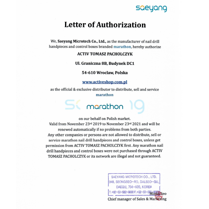 Pedicuremotor Saeyang Marathon Escort III Wit - afbeelding 12