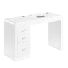 Manicure Table 312 with Dust Extraction - White