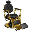 Barber Chair Gabbiano Giulio - Gold and Black