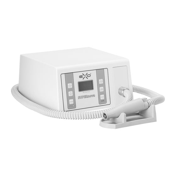 Nail Drill EXO Supernova with Dust Extraction - White