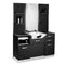 Styling Station Gabbiano B085 with Basin - Black