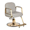 Hairdressing Chair Gabbiano Acri - Gold and Beige