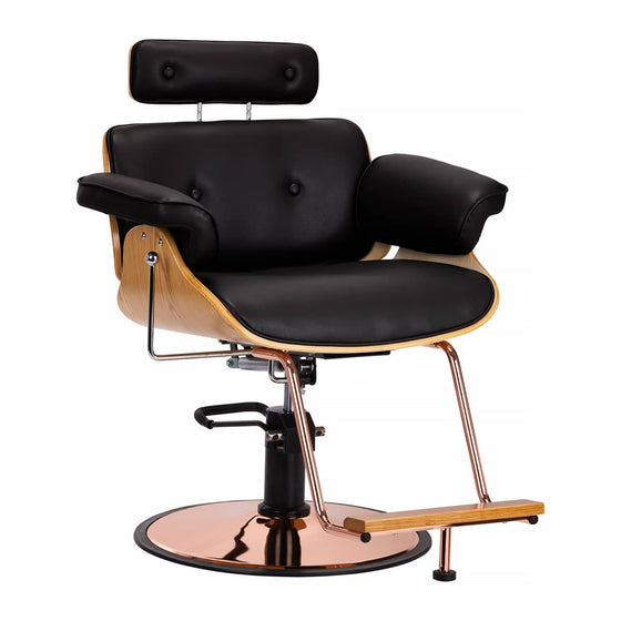 Hairdressing Chair Gabbiano Florence - Black