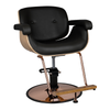 Hairdressing Chair Gabbiano Venice - Black