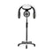 Infrared Hood Dryer Gabbiano 938, Height-Adjustable Stand - White