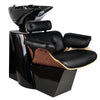 Backwash Unit Gabbiano Florence Walnut Black - Black