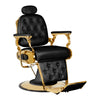 Barber Chair Gabbiano Francesco - Gold and Black
