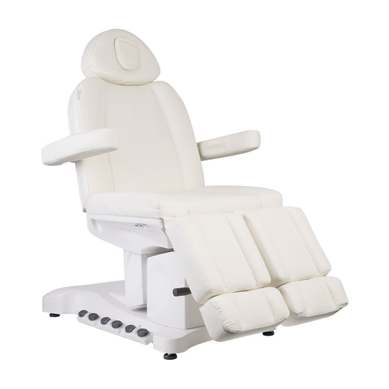 Electric Treatment Chair Azzurro 708B Pedi Pro, 3 Motors, Heating - White