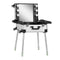 Make-up Case Mobile Station T-27 with Illuminated Mirror - Silver