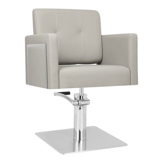 Hairdressing Chair Gabbiano Bergamo - Grey