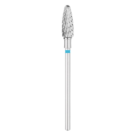 Nail Drill Bit Exo Oval Round 5/13 mm Medium - Blue