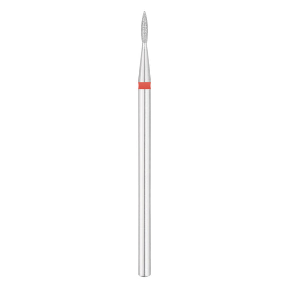 Nail Drill Bit Exo Flame Round 1.8 mm - Red