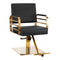 Hairdressing Chair Gabbiano Avila - Gold & Black