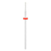 Nail Drill Bit Exo 414 Cylinder, Round Top - Red