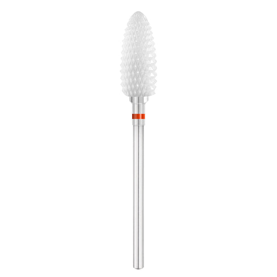 Nail Drill Bit Exo 230, Ceramic Oval - Red