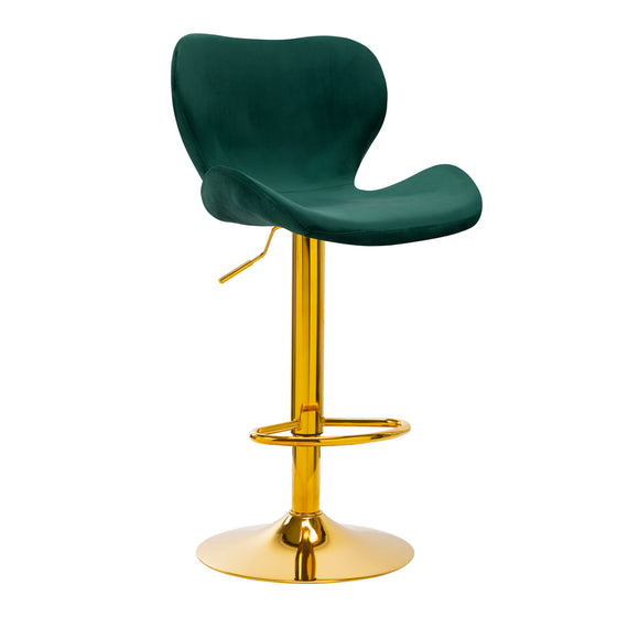 Bar Stool 4Rico QS-B15 - Gold and Green