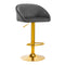 Bar Stool 4Rico QS-B16G - Gold and Grey