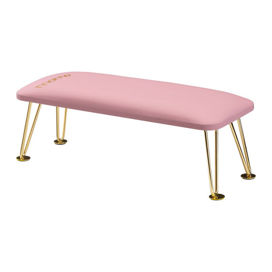 Manicure Armrest Momo 6-M - Gold and Pink