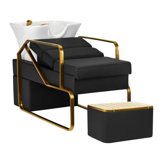 Backwash Unit Gabbiano Diana - Gold and Black