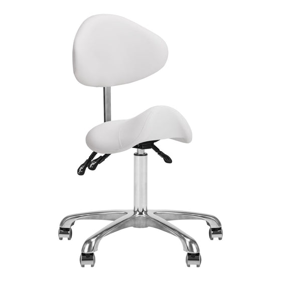 Saddle Stool Giovanni 1004 - White