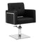Hairdressing Chair Gabbiano Bergamo - Black