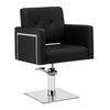 Hairdressing Chair Gabbiano Bergamo - Black