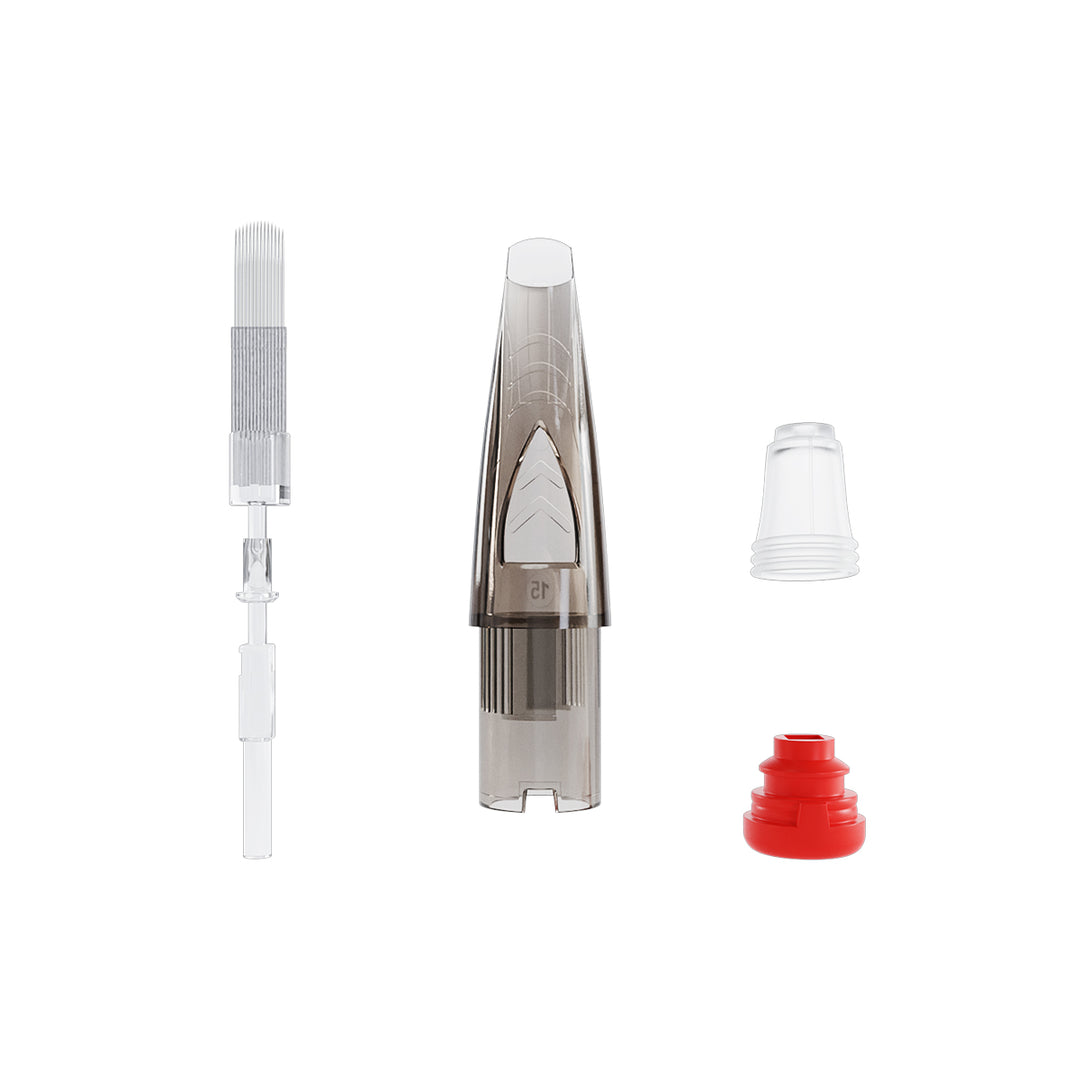 Tattoo Naalden Cartridge Soft Edge Magnum 17 Soft Edge 0.35 mm El Cartel V2 10 st - afbeelding 4
