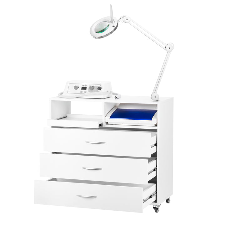 Professionele Pedicure Set Y-200 met Roltafel, Pedicuremotor, Loeplamp en UV-C Apparaat - afbeelding 2