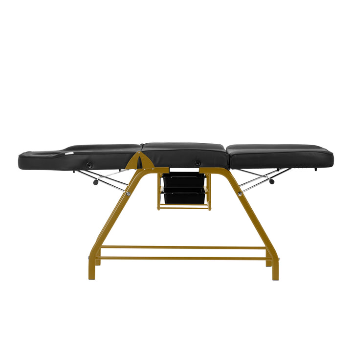 Behandelstoel 557G met Trays Goud-Zwart - afbeelding 8
