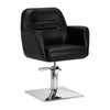 Hairdressing Chair Gabbiano Monaco - Black