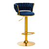 Bar Stool 4Rico QS-B313a - Navy Blue