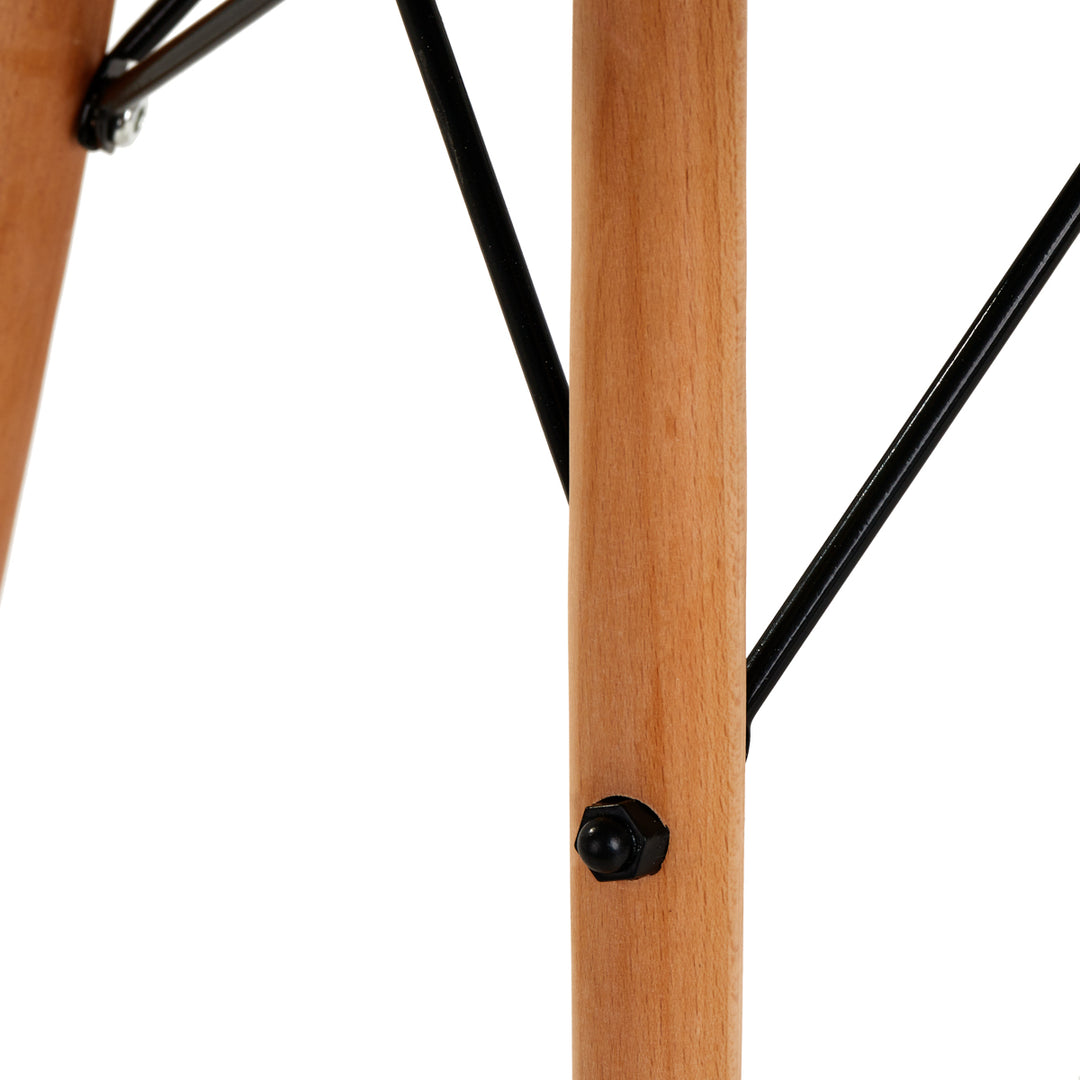 Salonstoel Fluweel Hout 4Rico QS-186 Groen - afbeelding 8