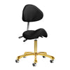 Saddle Stool Giovanni 1004 - Gold and Black